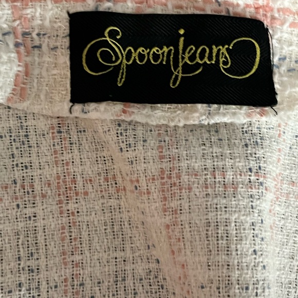 2piece Long Sleeve Plaid Print Crop Jacket and Button Front Skirt - Picture 7 of 9